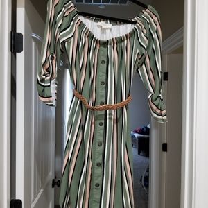 Off the shoulder dress